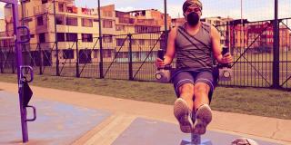 Hombre haciendo ejercicio