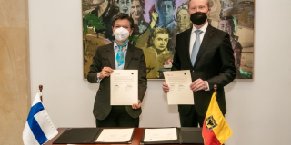 Bogotá y embajada de Finlandia en Colombia firman Carta de Intención