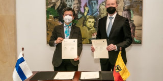 Bogotá and Embassy of Finland in Colombia sign Letter of Intent