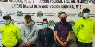 Banda "Los Caminantes" realizaba hurtos mediante cosquilleo en Bogotá
