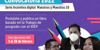 Convocatoria de IDEP para profesores de Bogotá: Inscripciones y más