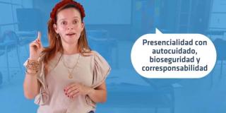 Cómo hay que cuidarse del COVID-19 en los colegios en Bogotá. (Video)