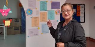 Margarita Caicedo beneficiaria Casa Igualdad de Oportunidades Fontibón