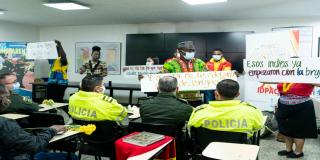 Integrantes de la Policía de Bosa firmaron el Pacto contra el Racismo