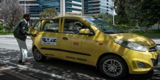 Así rige el pico y placa para taxis en Bogotá durante marzo de 2022