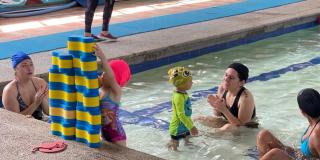 Beneficiarios de Medio Acuático volvieron a las piscinas de Bogotá