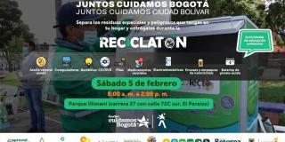 Jornada Reciclatón: Asiste este sábado 5 de febrero a Ciudad Bolívar