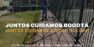 UAESP mejora alumbrado y hace labores de limpieza en Ciudad Bolívar 