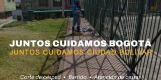 UAESP realiza labores de limpieza en localidad de Ciudad Bolívar 