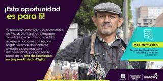 Un vendedor informal