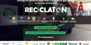 Hoy 3 de marzo: Asiste a la jornada de 'Reciclatón' en Usaquén 