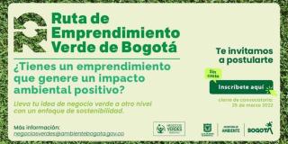Ruta de emprendimiento verde de Bogotá