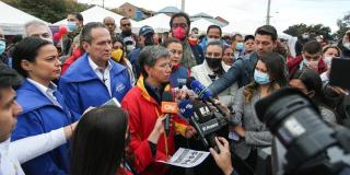 Entrega de ayuda humanitaria para víctimas de atentado en C. Bolívar