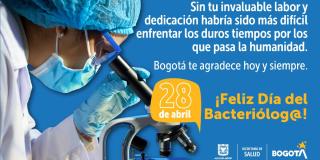 Secretaría de Salud conmemora Día del Bacteriólogo 2022 en Bogotá