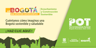 Encuesta: Cuéntanos cómo imaginas una Bogotá sostenible y saludable
