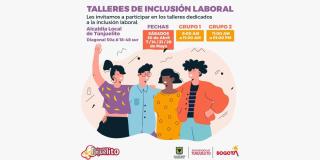Talleres de inclusión laboral de la alcaldía local de Tunjuelito 