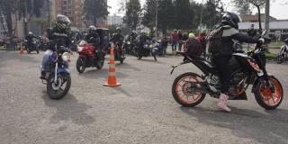 Programación actividades gratis para motociclistas en Bogotá Movilidad