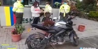 Policía recuperó en Teusaquillo moto que había sido hurtada en Bosa