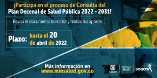 Plan Decenal de Salud de Bogotá publicado para consulta pública (Foto)