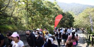 Bogotá: 18.360 personas visitaron el sendero de Monserrate hoy sábado