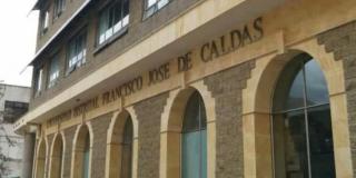 Fachada de la universidad Distrital