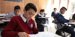 Primer día sin tapabocas en los entornos educativos de Bogotá