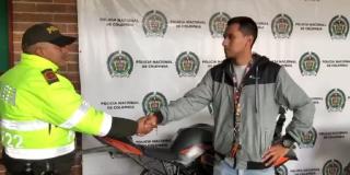 Policía de Bogotá recuperó dos motocicletas que habían sido hurtadas 