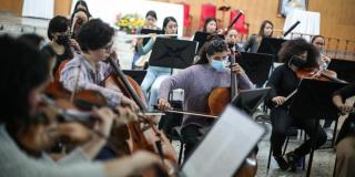 La Orquesta Filarmónica de Mujeres sigue recorriendo Bogotá 