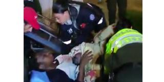 Policía atendió en una calle de Ciudad Bolívar el parto de una mujer