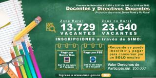 Convocatoria para docentes y directivos docentes de Bogotá 