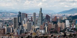 Panoramic photo of Bogotá