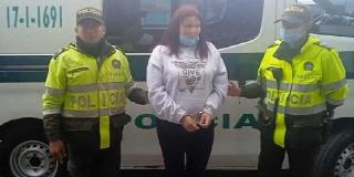 En Ciudad Bolívar capturada una mujer con antecedentes por extorsión
