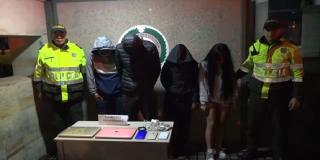 Cayó en Usaquén una banda de rompevidrios de 2 hombres y 2 mujeres