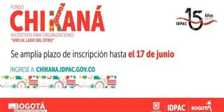 Se amplía la fecha de las convocatorias del fondo Chikaná del IDPAC 