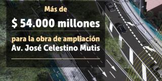 Bogotá: ¿Cómo avanza la ampliación de la Avenida José Celestino Mutis?