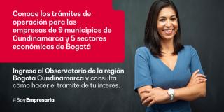 Información de trámites empresariales de Bogotá y la Región en un solo lugar