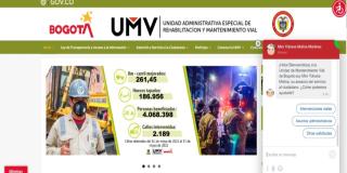 Movilidad en Bogotá: Chat virtual de la Unidad de Mantenimiento Vial