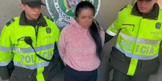 En video: Capturada mujer con estupefacientes en Ciudad Bolívar.