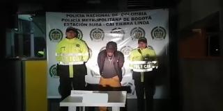 La Policía de Suba capturó a un hombre e incautó un arma de fuego