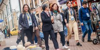 Caminata por el centro histórico de Bogotá