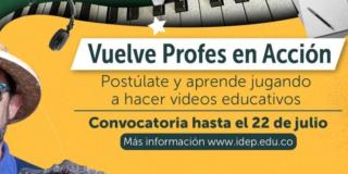 Curso de creación de videos educativos para docentes de Bogotá 