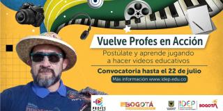 Curso de creación de videos educativos para docentes de Bogotá 