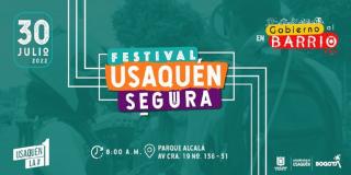 ¡Participa! Llegó al parque Alcalá el primer 'Festival Usaquén Segura'