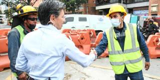 Alcaldesa revisó avances de obras del Metro Calle 72 y de Av. Rincón
