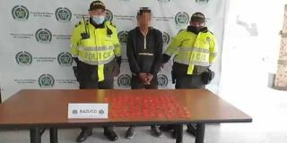 La Policía capturó en B. Unidos a un hombre con 95 papeletas de bazuco