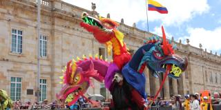 ¿Cuándo es el desfile de comparsas en la Carrera Séptima de Bogotá?