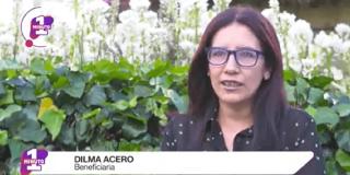 Dilma: beneficiaria del Sistema Distrital de Cuidado. Secretaría Mujer