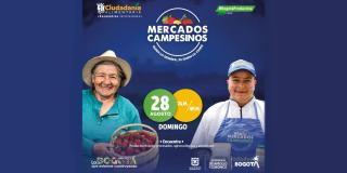¿Dónde hay Mercados Campesinos este domingo 28 de agosto en Bogotá