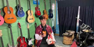 Nicolás Peña beneficiario del programa Parceros por Bogotá