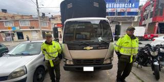 "Agradecido con la Policía", conductor recuperó camión hurtado Bogotá 
